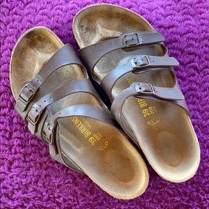 Birkenstock Three-Strap size 39 brown